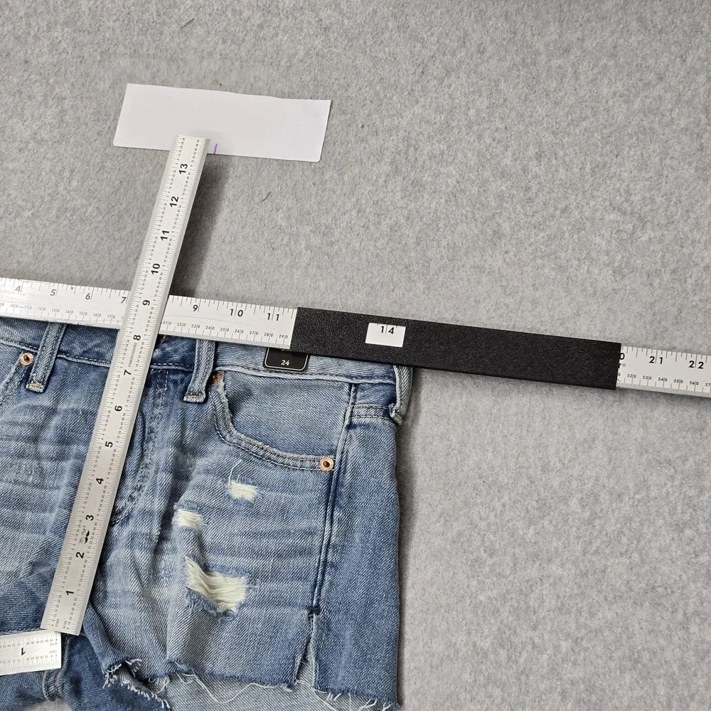 Abercrombie & Fitch Women Shorts 24 Blue Denim Jean Shorts The A&F NWT